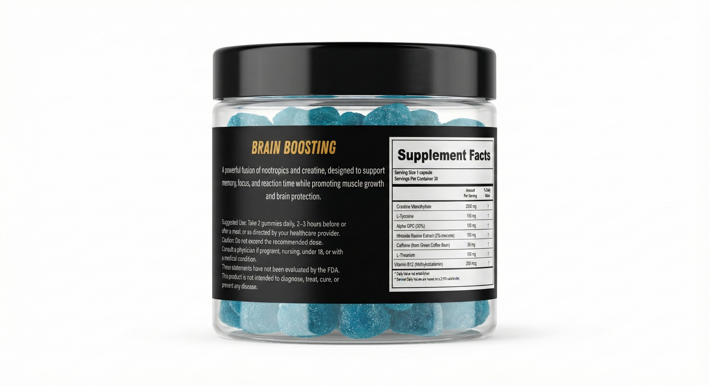 Final Round Nootropic + Creatine Brain Boosting Gummies